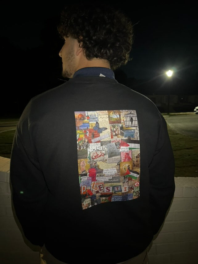 Palestine Collage Crewneck