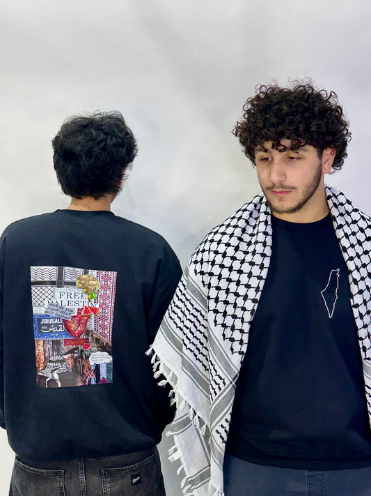 Jerusalem Collage Crewneck